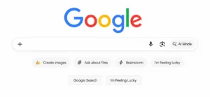 Google homepage