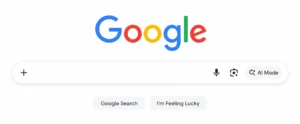Google homepage