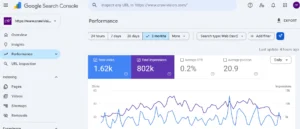 performance data of Crawl Vision