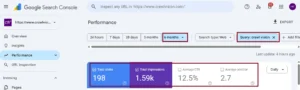 search console Performance