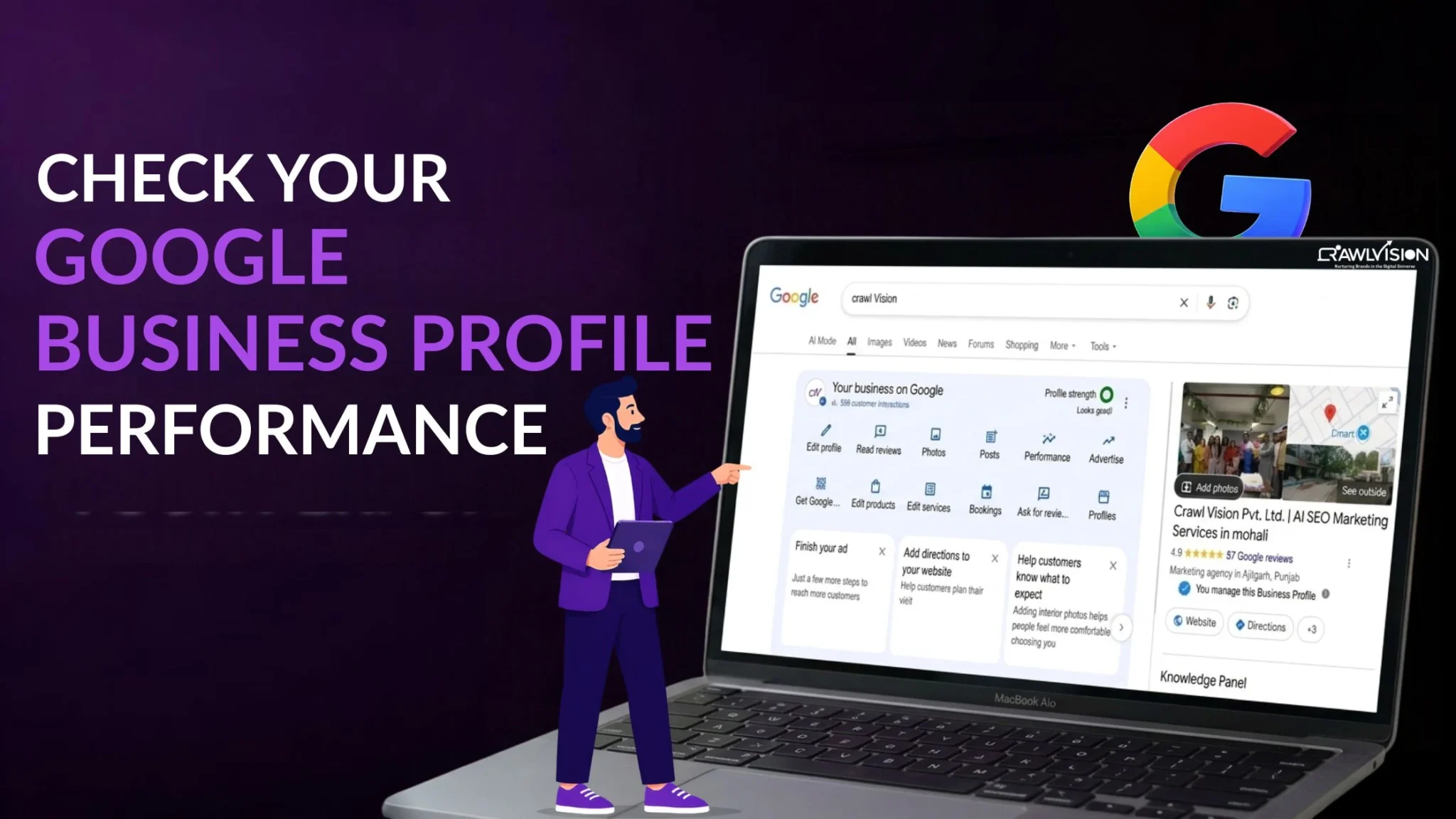 google business profile performance